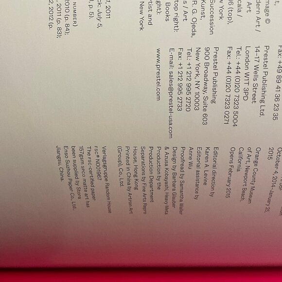 Fred Tomaselli The Times by Fred Tomaselli HC 2014 Coffee Table Book - Picture 3 of 9